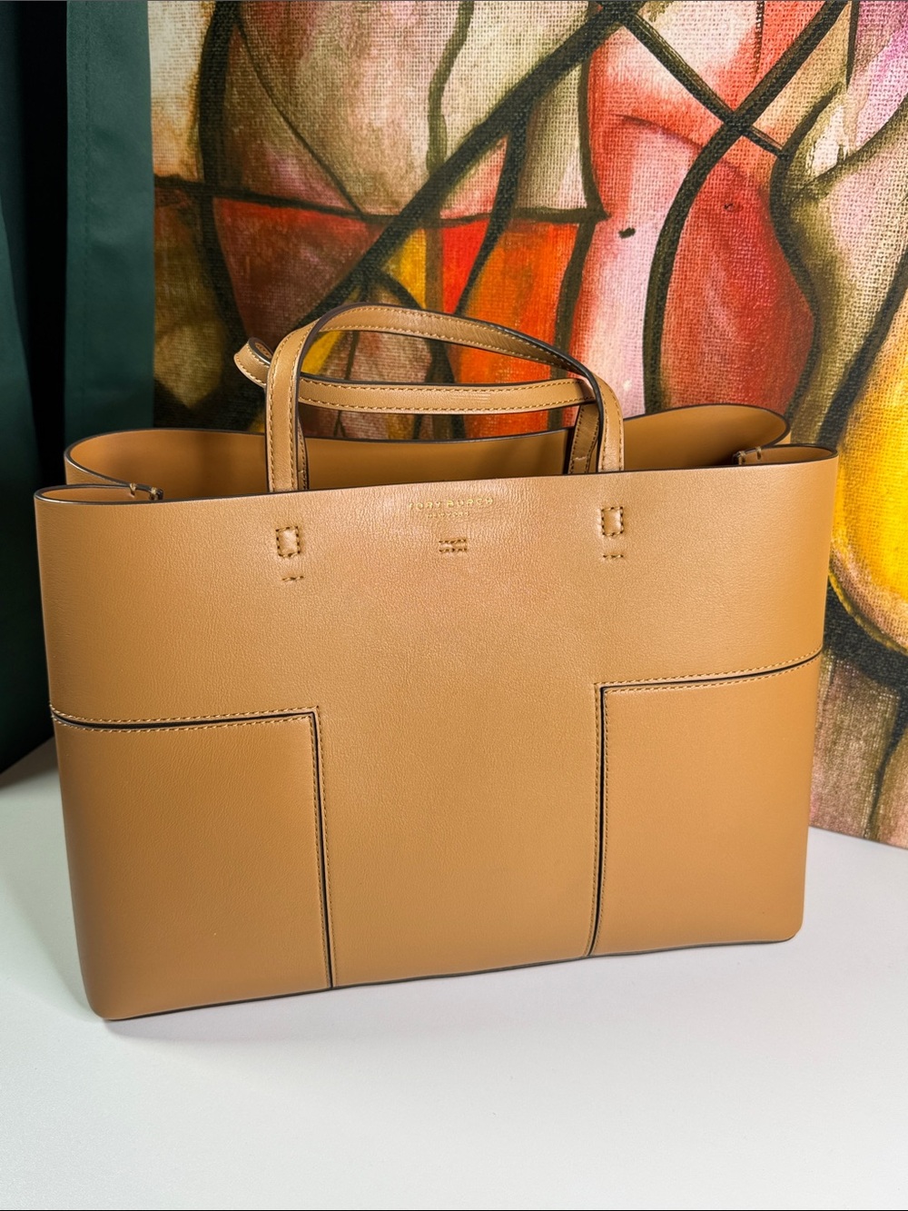 Tory Burch leather tote bag